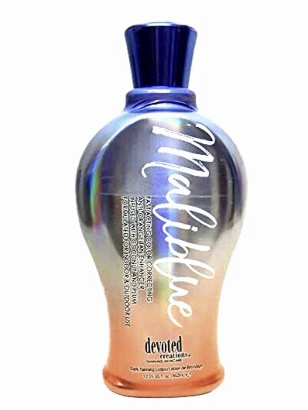 Devoted Creations Maliblue Tan Enhancer Color Correcting Tanning Lotion 12.25 oz
